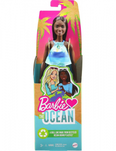 Mattel - Barbie Bambola con Vestitino Azzurro