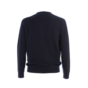 Maglione girocollo Polo Ralph Lauren in lambswool di colore Blu Navy