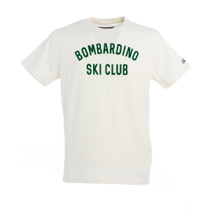 T-Shirt Manica Corta St Barth Bombardino Sky Club Bianca 