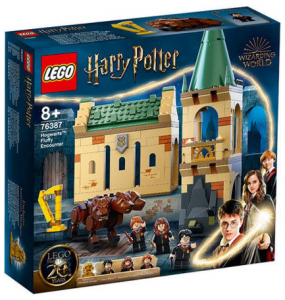 LEGO Harry Potter Hogwarts 76387 - Incontro con Fuffi con Minifigure d'Oro del 20° Anniversario