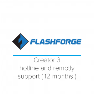 Support Basic FlashForge- HotLine support and maintenance for 12 months