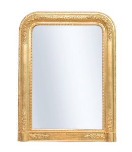 Espejo moldeado - marco en pan de oro