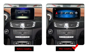 ANDROID navigatore per Mercedes Classe CLS W218 2015-2018 NTG 5.0 CarPlay Android Auto 10.25 pollici 4GB RAM 64GB ROM Octa-Core Bluetooth GPS WI-FI