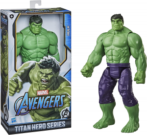 Hasbro Marvel Avengers Titan Hero Series Blast Gear Action figure di Hulk Deluxe 30 cm