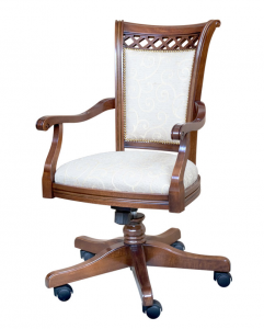 Office swivel chair in wood