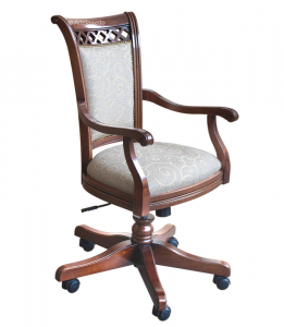 Office swivel chair in wood