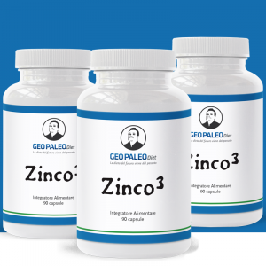 SCORTA 30pz Integratore Zinco3. Tre forme (solfato/metionina/picolinato): top assorbimento e biodisponibilità - 90 cps da 15 mg