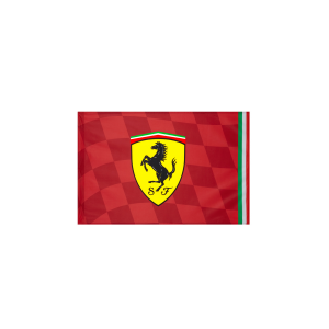 Ferrari Shield Logo Flag Red 140x100 cm
