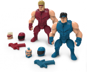 Mighty Maniax: GUNNER COMMANDOS (2-Figure Set) by Rocom Toys