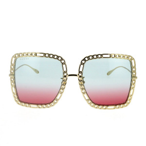 Gucci-Sonnenbrille mit Kette GG1033S 003