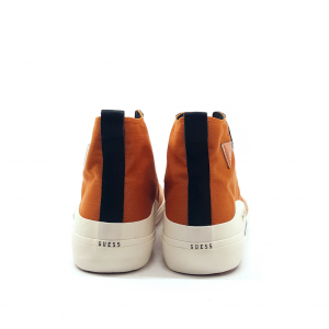 Sneakers alte arancioni Guess