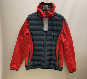 Giacca uomo GREAT ESCAPES TEON HYBRID JACKET VULCAN/RED