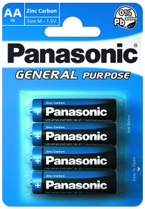 Panasonic - Batterie Stilo AA Confezione da 4