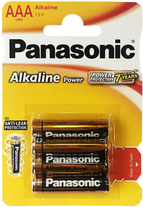 Panasonic - Batterie Ministilo AAA Confezione da 4
