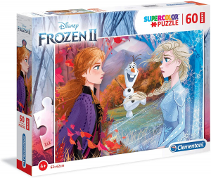 Clementoni - Puzzle Supercolor Disney Frozen 2 60 Maxi Pezzi