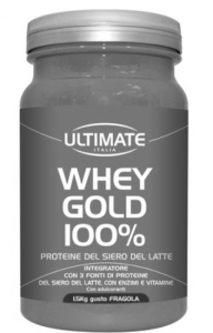 WHEY GOLD 100% FRAGOLA - 1,5 KG 