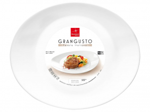 Bormioli Rocco Grangusto Set 6 Piatti Steak, Opale, 31x26cm
