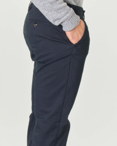 Pantalone chino nero in cotone stretch