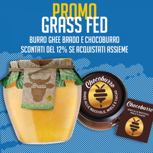 Promo Grass Fed - Chocoburro e Burro Ghee (Brado)