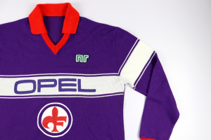 1983-85 Fiorentina Maglia Home Ennerre Opel  (Top)
