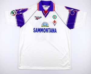 1996-97 Fiorentina Maglia Padalino #19 Reebok Match Worn XXL