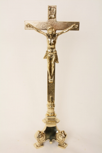 Croce da altare in metallo