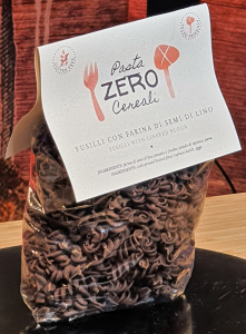 Zero Cereal Fusilli mit Leinsamenmehl. Kein Gluten - keine Hülsenfrüchte - keine Milchprodukte