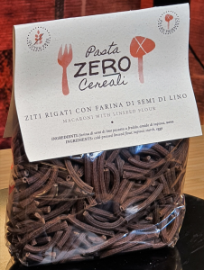 ZeroCereali Ziti with Lino flour. No Gluten - No Legumes - No Dairy Products