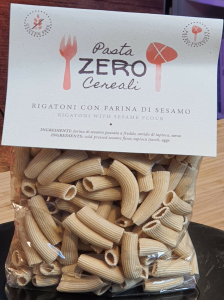ZeroCereale Rigatoni con harina de sésamo. Sin gluten - Sin legumbres - Sin productos lácteos