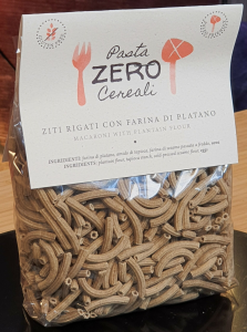 Ziti (Maccheroncini rigate) ZeroCereali with Platano flour. No Gluten - No Legumes - No Dairy Products