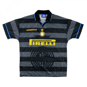 1997-98 Inter Maglia Uefa Umbro Terza #23 Ganz M (Top)
