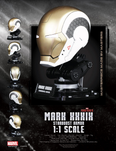 IRON MAN MARK 39 1:1 Scale Helmet Replica by Imaginarium Art