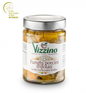 Funghi porcini trifolati in olio extra vergine d'oliva - Vizzino