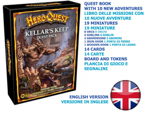 Gioco di società: HEROQUEST KELLAR'S KEEP Edizione Inglese by Hasbro