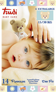 TRUDI BABY CARE 14 PANNOLINI DRY FIT XL 15/30 KG 