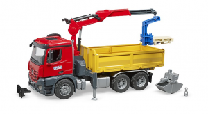 Bruder 03651 Camion MB Arocs Con Gru Cantiere