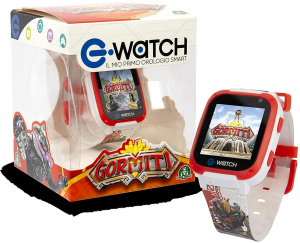 E-Watch - Gormiti, playwatch per bambini, orologio con tante funzioni per portare sempre con te i tuoi eroi, per bambini a partire dai 4 anni, EWG00000, Giochi Preziosi