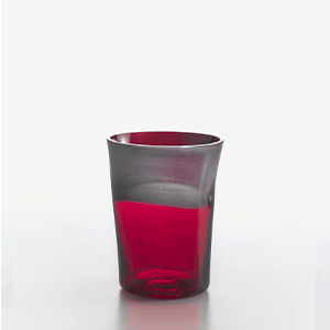 Water Glass Dandy Blueberry Red