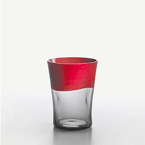 Water Glass Dandy Coral Grey