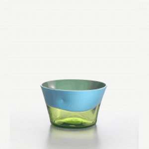 Small Bowl Dandy Light Blue Acid Green