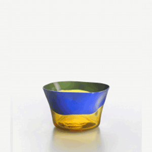 Small Bowl Dandy Blue Yellow