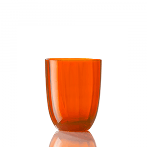 Water Glass Idra Optic Orange
