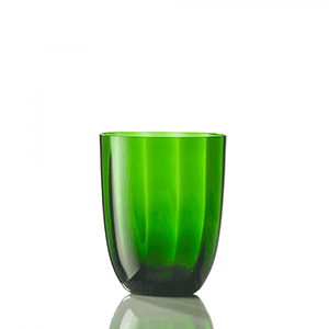 Water Glass Idra Optic Pine Green