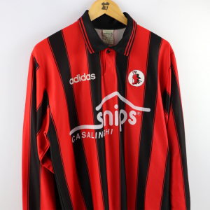 1994-95 Foggia Maglia Adidas #3 Match Worn Snips