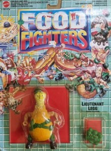 Food Fighters LIEUTENANT LEGG by Mattel