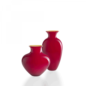 Set of 2 Miniantares Vases Red