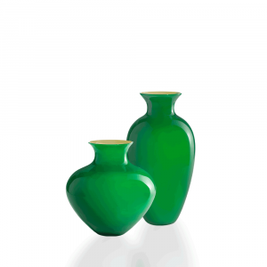 Set of 2 Miniantares Vases Pine Green