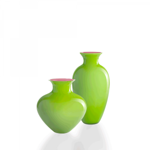 Set of 2 Miniantares Vases Acid Green