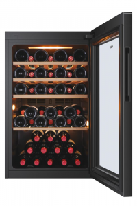 Haier Wine Bank 50 Serie 5 HWS49GA Cantinetta vino con compressore Libera installazione Nero 49 bottiglia/bottiglie