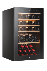 Haier Wine Bank 50 Serie 5 HWS49GA Cantinetta vino con compressore Libera installazione Nero 49 bottiglia/bottiglie